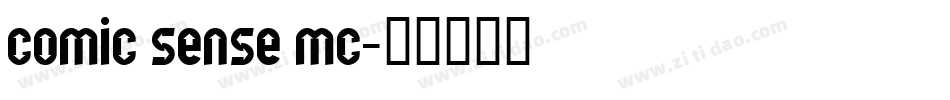 comic sense mc字体转换